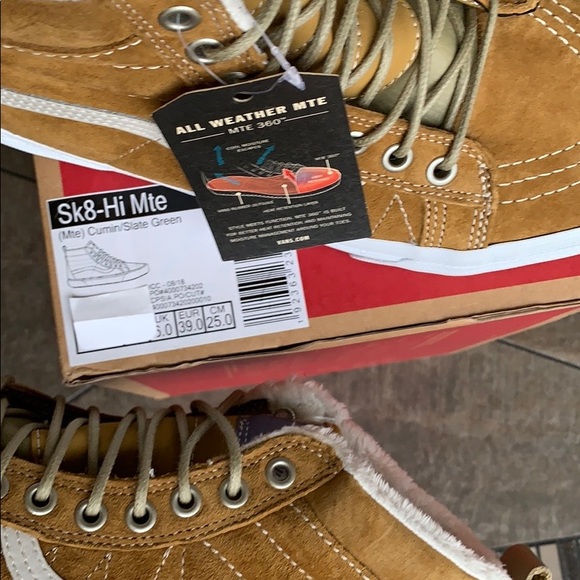 VANS SK8-Hi Mte Cumin/Slate Green WMNS - Picture 6 of 16